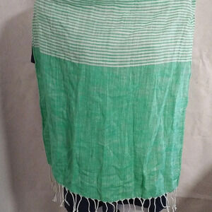 Olivia Fallon Women's Scarf Shawl Beach Cover Up Multifunctional Tassel Striped